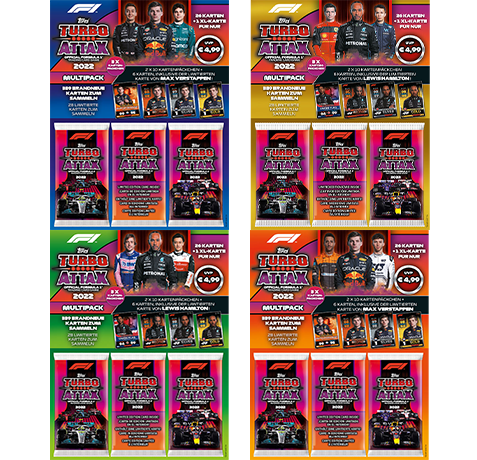 Topps Formula 1 Turbo Attax 2022 Trading Cards - 10x Booster – Bild 8