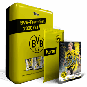 Topps BVB Team Set 2020/21 + 1x nummerierte Parallel-Karte gratis