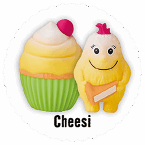 Blue Ocean Moffinis Serie 4 Magic Bakery - 1x Figur CHEESSI