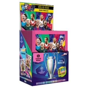 Topps Champions League Sticker 2025/26 Display – 50 Tüten