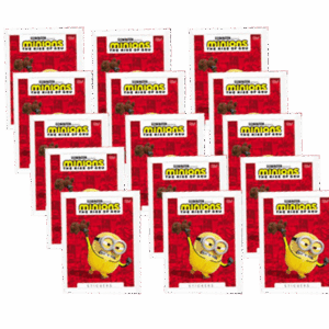 Topps Minions Sticker 2022 Suche nach dem Mini-Boss - 15x Stickertüten