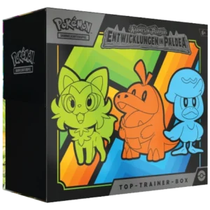 Pokemon Karmesin und Purpur Entwicklungen in Paldea - Top Trainer Box (Deutsche Version)