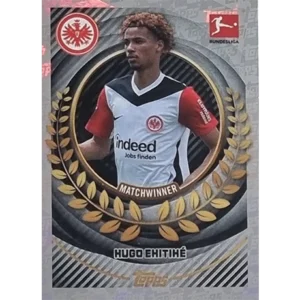 Topps Bundesliga Sticker Saison 2024/2025 / Sticker Nummer 144 Hugo Ekitike / Matchwinner