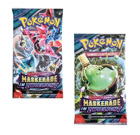 Pokemon Karmesin und Purpur Maskerade im Zwielicht - 2x Booster Pack