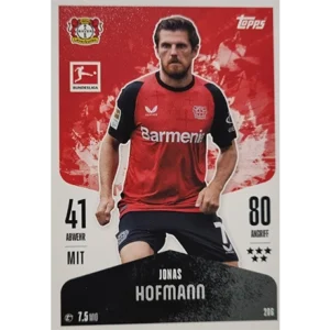 Topps Bundesliga Match Attax 2024/25 / Nr. 206 JONAS HOFMANN