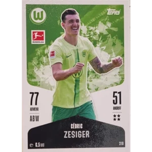 Topps Bundesliga Match Attax 2024/25 / Nr. 310 CEDRIC ZESIGER