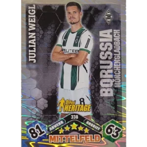 Topps Bundesliga Match Attax 2024/25 / Nr. 338 JULIAN WEIGL / HERITAGE