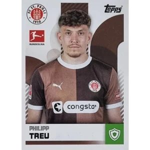 Topps Bundesliga Sticker Saison 2024/2025 / Sticker Nummer 361 Philipp Treu