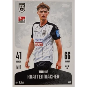 Topps Bundesliga Match Attax 2024/25 / Nr. 449 MAURICE KRATTENMACHER