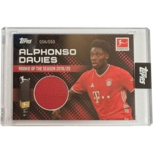 Topps Alphonso Davies Rookie of the Year Trikot Karte 56