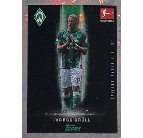 Topps Bundesliga Sticker Saison 2024/2025 / Sticker Nummer 098 Marco Grüll / Spieler unter der Lupe