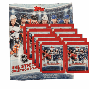 Topps NHL 2022/23 Hockey Sticker - 1x Sammelalbum + 10x Stickertüten