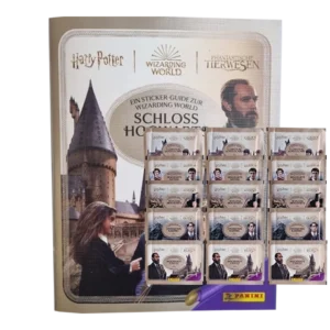 Panini Harry Potter Sticker Guide 3 Schloss Hogwarts / 1x Stickeralbum + 15x Stickertüten
