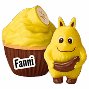 Blue Ocean Moffinis Serie 4 Magic Bakery - 1x Figur FANNI duftet