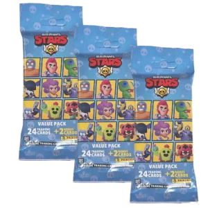 Panini Brawl Stars Trading Cards 2025 – 3 Fat Pack Booster