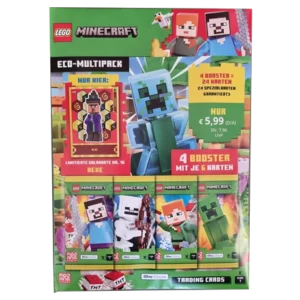 Blue Ocean LEGO Minecraft Trading Cards Serie 1 - 1x Multipack Set ohne LE Karten Auswahl