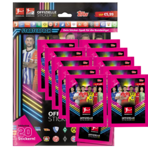 Topps Bundesliga Sticker 2022/2023 - Starterpack + 10x Stickertüten